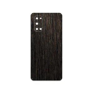 MAHOOT Dark-Gold-Stripes-Wood Cover Sticker for Oppo Reno4 Pro 5G