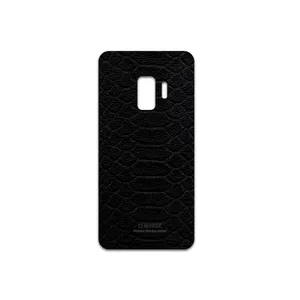 MAHOOT Black-Snake-Leather Cover Sticker for Samsung Galaxy S9