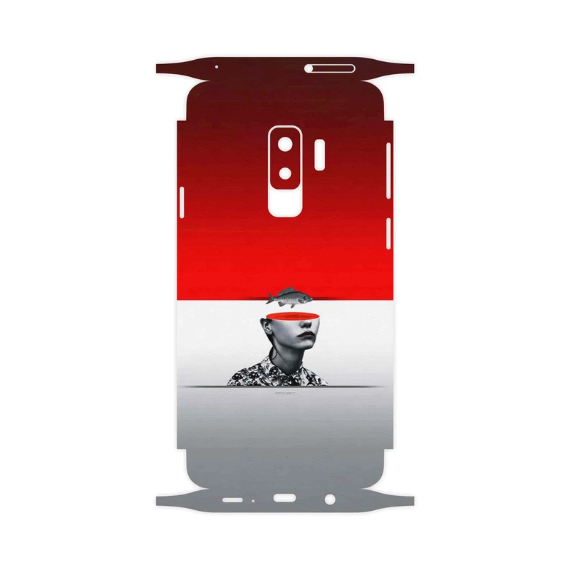 برچسب پوششی ماهوت مدل Collage of surreal Portrait of Women 1-FullSkin مناسب برای گوشی موبایل سامسونگ Galaxy S9 Plus