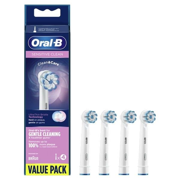 سری یدک مسواک برقی اورال-بی مدل Sensitive Clean بسته 4 عددی -  - 5