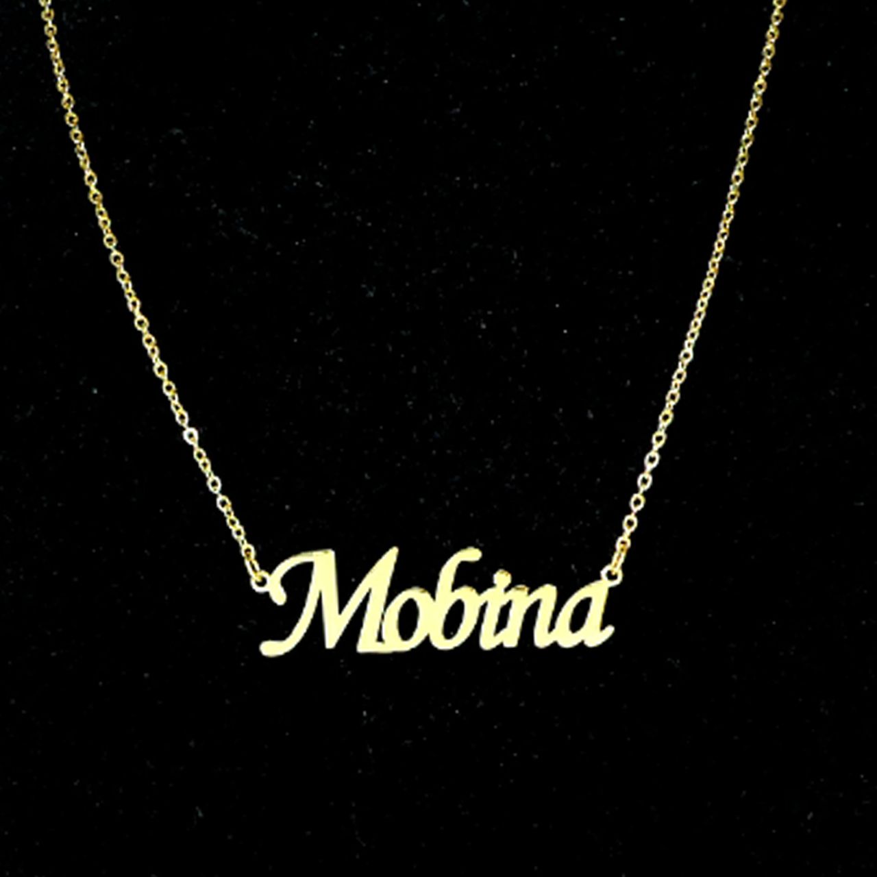 گردنبند زنانه آی جواهر مدل مبینا کد M1063 -  - 3