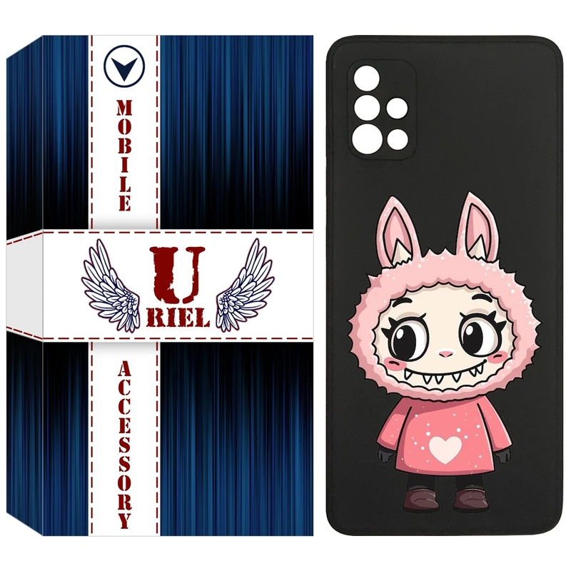 کاور یوریل مدل KSH کد 139 طرح عروسک لبوبو مناسب برای گوشی موبایل سامسونگ Galaxy A51