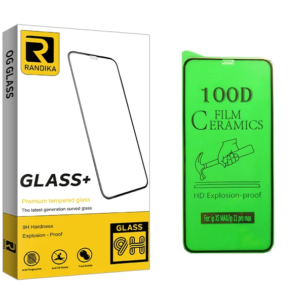 محافظ صفحه نمایش سرامیکی راندیکا مدل GLD مناسب برای گوشی موبایل اپل iPhone 11 Pro Max