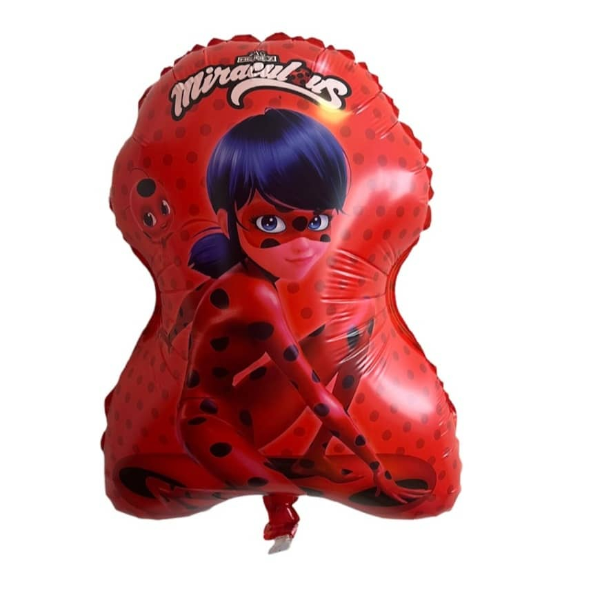 بادکنک فویلی پارتی لند تهران مدل دختر کفشدوزکی کد MIRACUL01