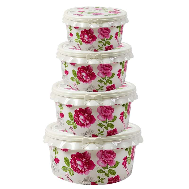 ظرف نگهدارنده مدل Fowers بسته 4 عددی