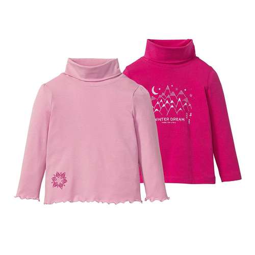 تی شرت دخترانه لوپیلو مدل Lu-31404851 مجموعه دو عددی