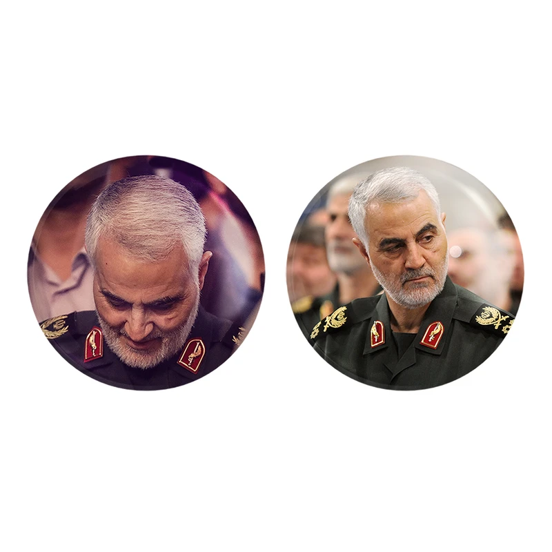 مگنت خندالو طرح سردار سلیمانی کد 25982603 مجموعه 2 عددی