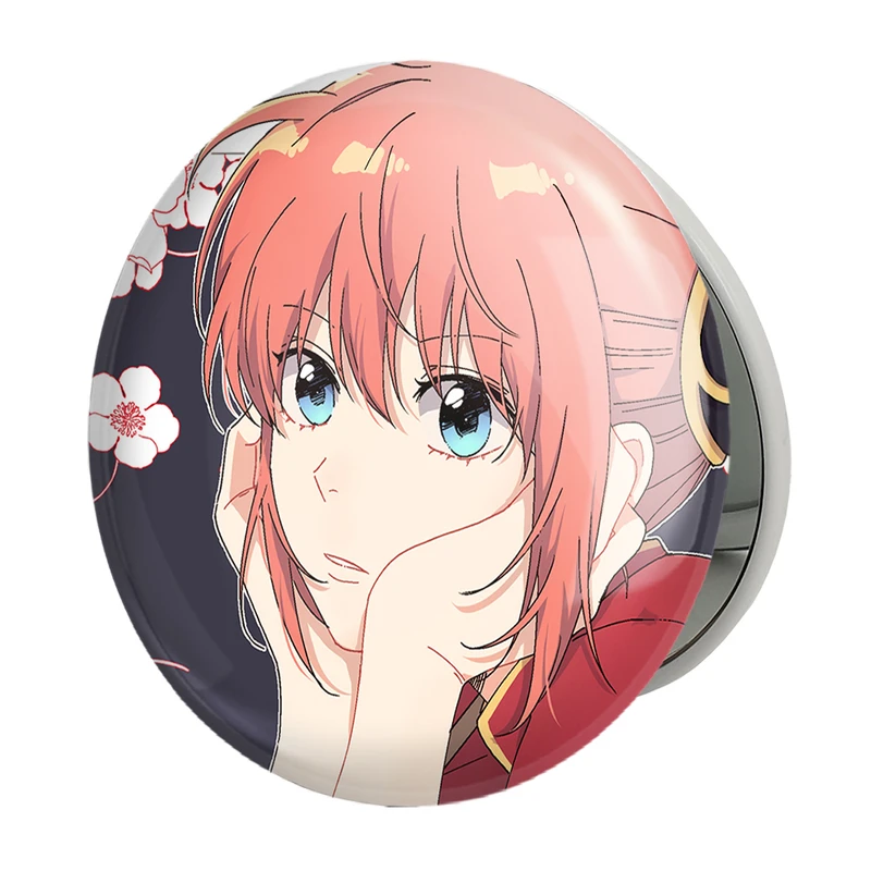 آینه جیبی خندالو طرح کاگویا انیمه گینتاما مدل تاشو کد 12946 