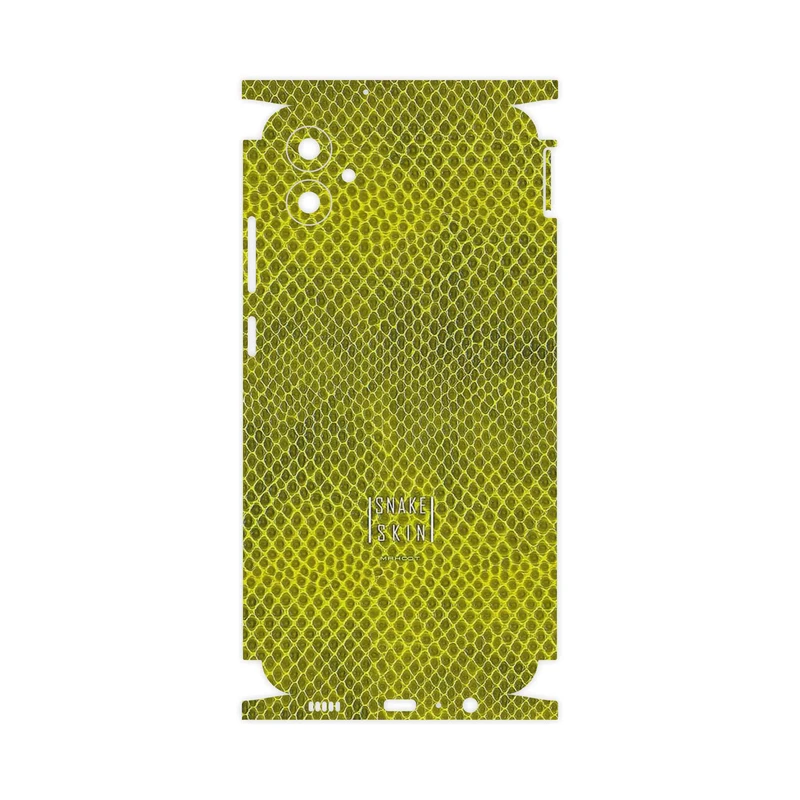 برچسب پوششی ماهوت مدل Yellow Snake Skin-FullSkin مناسب برای گوشی موبایل سامسونگ A04e