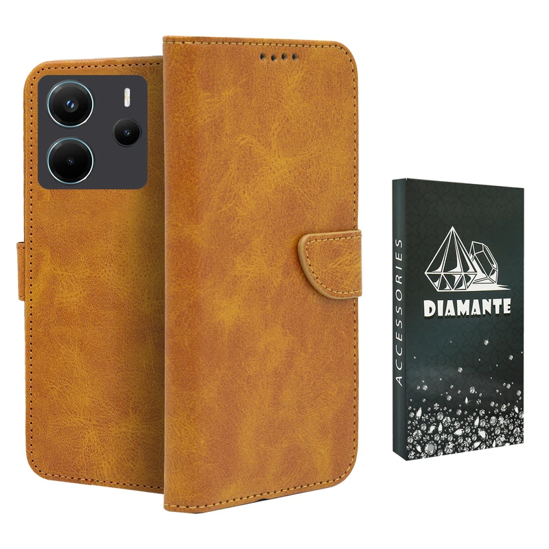 کیف کلاسوری دیامانته مدل Nezhad Bk مناسب برای گوشی موبایل شیائومی Redmi Note 14 4G