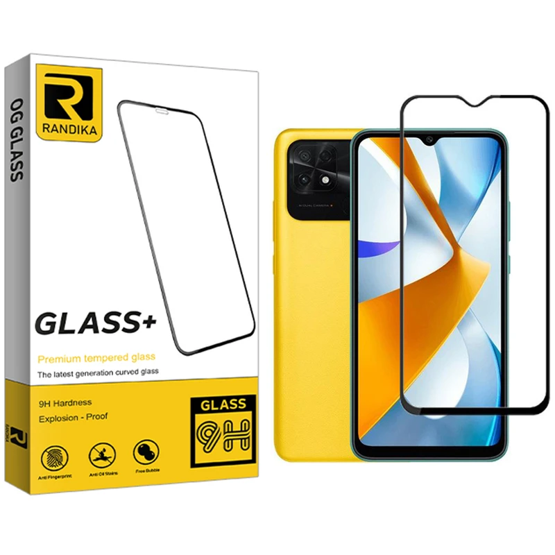 محافظ صفحه نمایش سرامیکی راندیکا مدل OG Glass مناسب برای گوشی موبایل شیائومی Poco C40