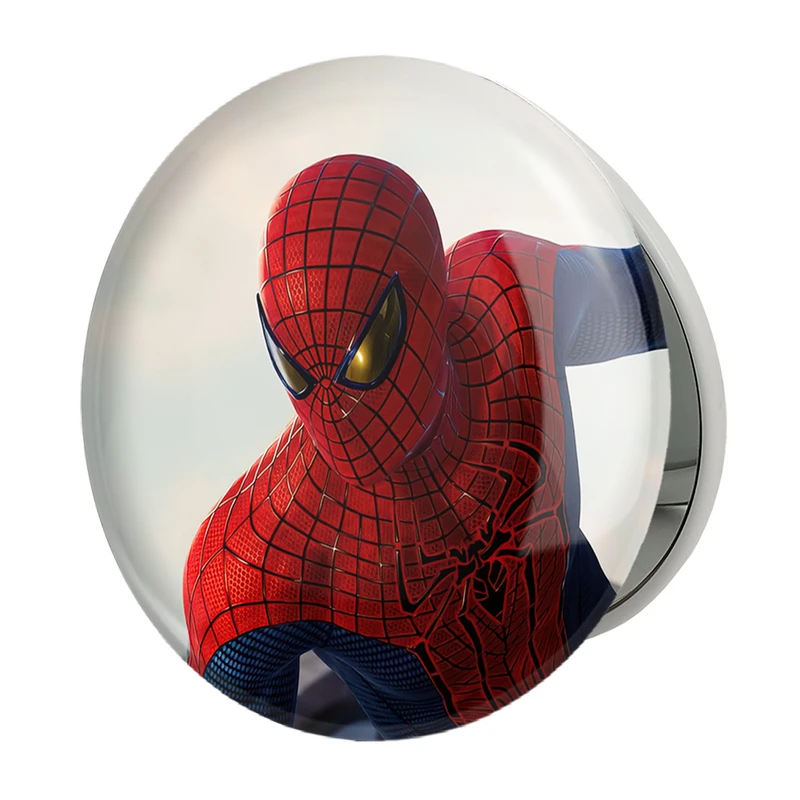 آینه جیبی خندالو طرح پیترپارکر مردعنکبوتی مدل تاشو کد 30827