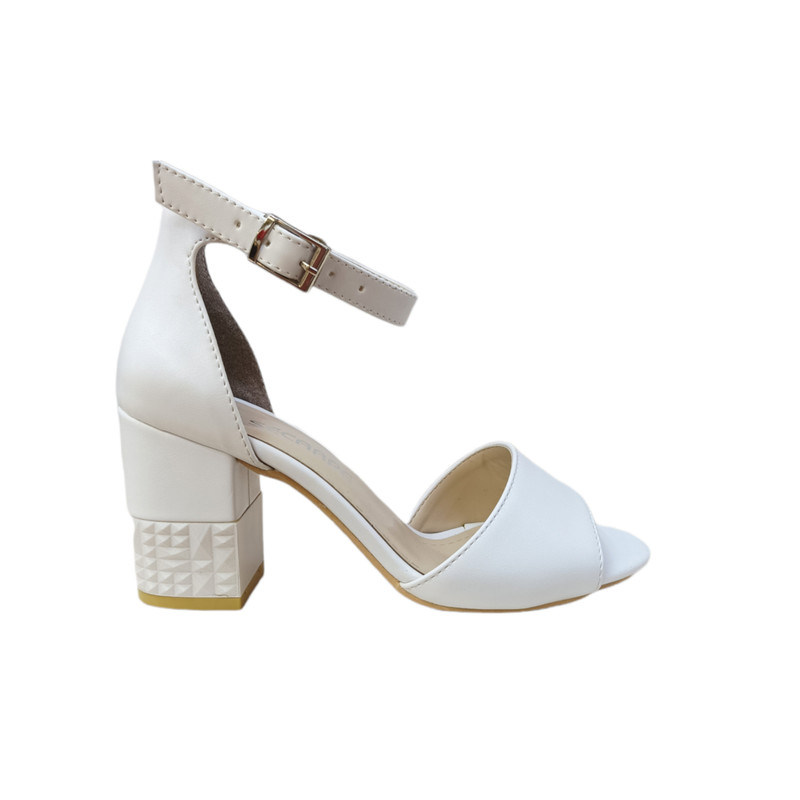 صندل زنانه مدل 128HELEN012 رنگ سفید