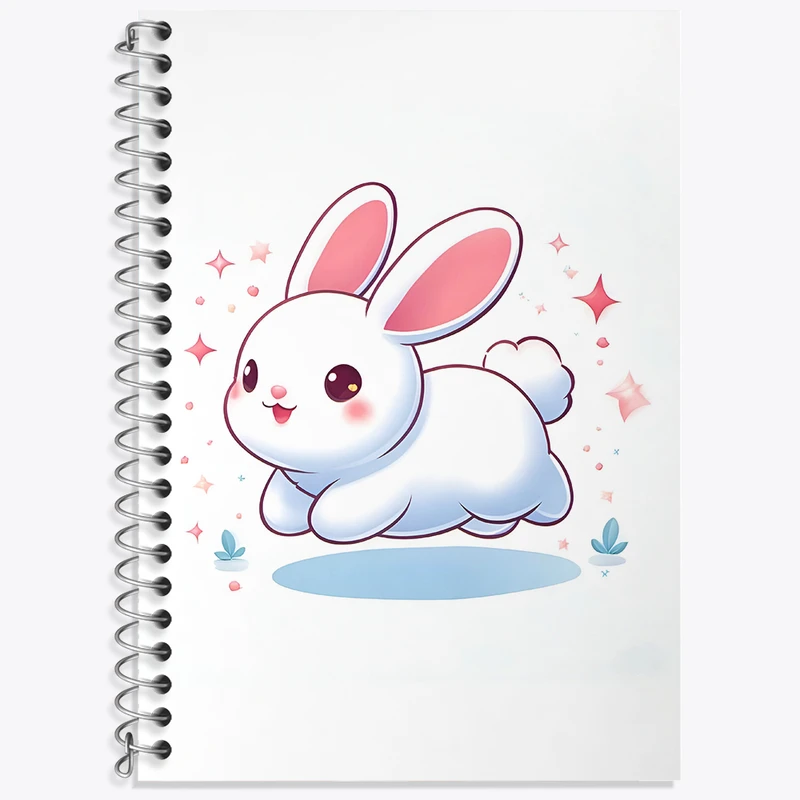 دفتر لغت 50 برگ خندالو طرح خرگوش بامزه کد N3351