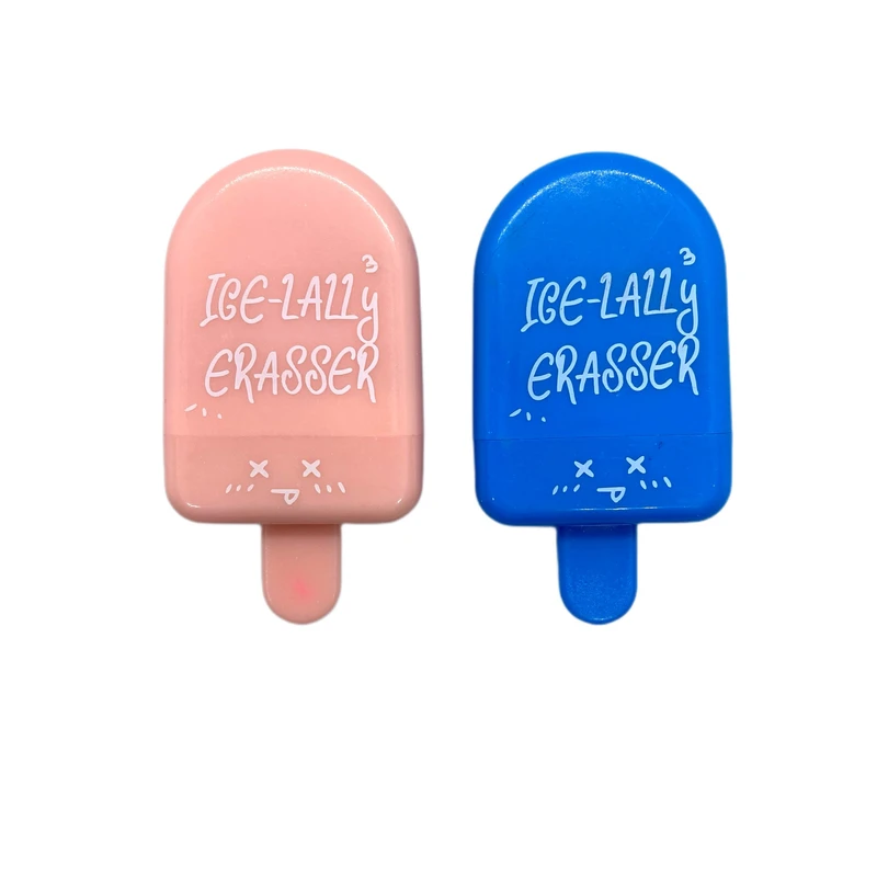 پاک کن طرح بستنی مدل جعبه دار مجموعه 2 عددی