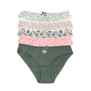 شورت زنانه مدل گل بهاری بسته 5 عددی