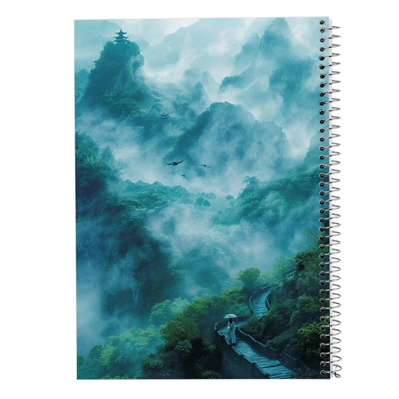 دفتر شطرنجی 50 برگ مدوپد طرح طبیعت کد DF15430