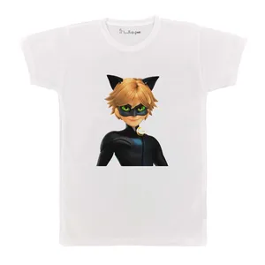 تی شرت بچگانه پرمانه طرح دختر کفشدوزکی کد pmt.5193