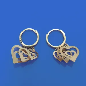 گوشواره طلا 18 عیار زنانه گالری یارطلا کد AG27-15