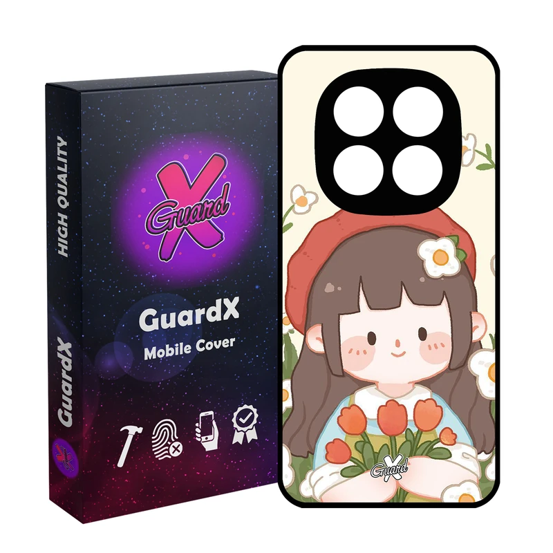 کاور گارد ایکس طرح Girl مدل 10633 مناسب برای گوشی موبایل شیائومی Redmi Note 14 Pro 4G