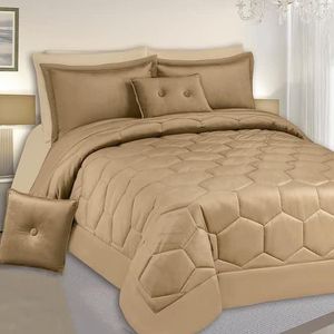 نقد و بررسی سرویس روتختی مدل مخمل ترک فندی دونفره ۸ تکه توسط خریداران