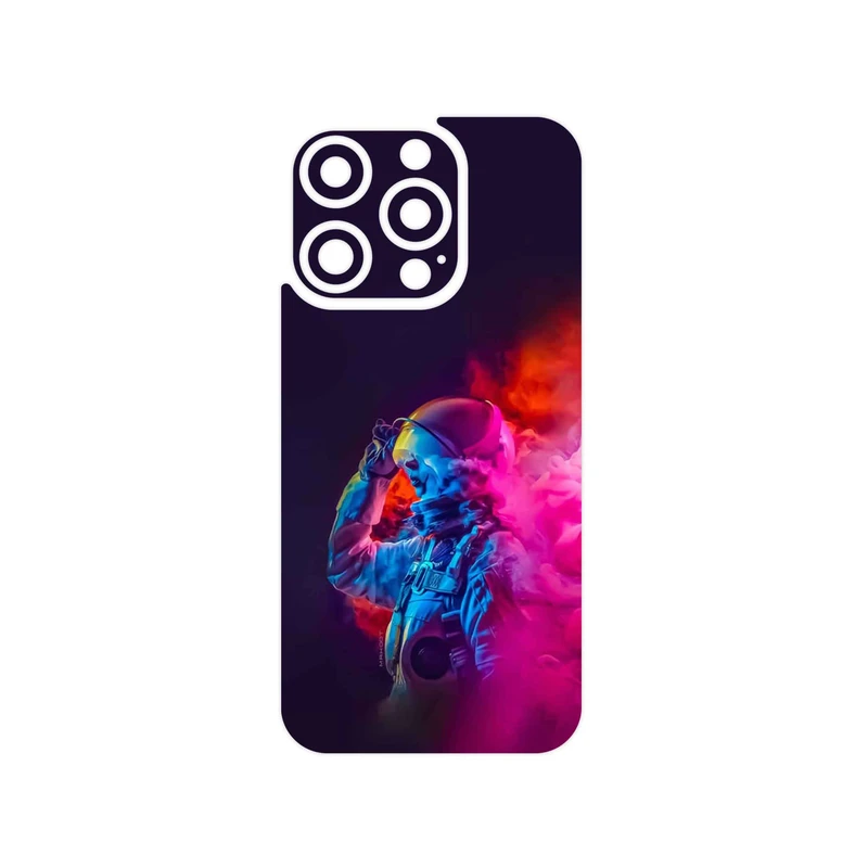 برچسب پوششی ماهوت مدل Smoke Rainbow Digital Art 1 مناسب برای گوشی موبایل اپل iPhone 15 Pro