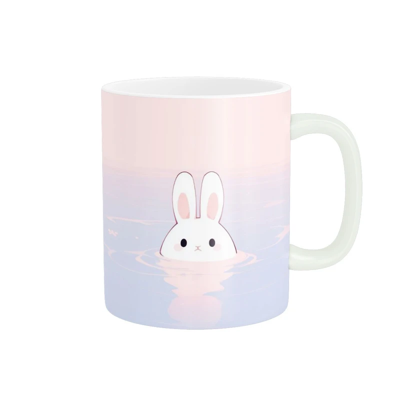 ماگ پاد آفرین مدل خرگوش و آب کد 182