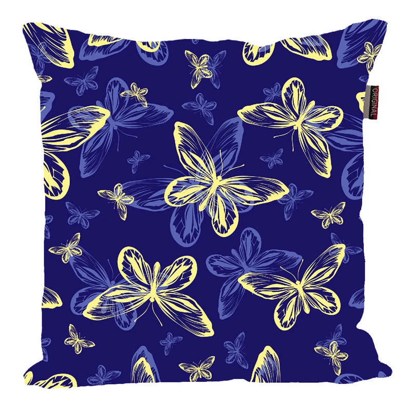 کوسن ناریکو مدل فانتزی طرح پروانه کد 0551