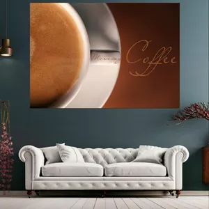 استیکر دیواری طرح قهوه مدل morning کد SD7172