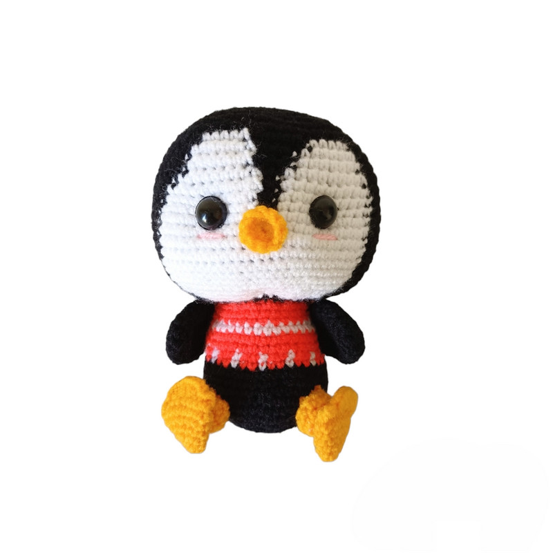 عروسک بافتنی مدل پنگوِئن کوچولو