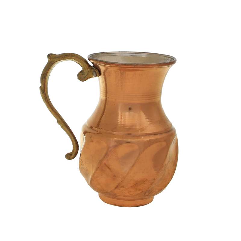 پارچ مسی مدل بدون لبه کج کد 4453