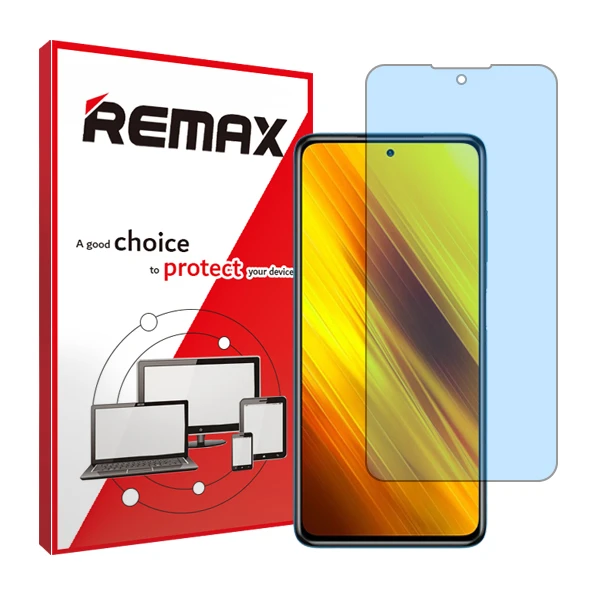 محافظ صفحه نمایش آنتی بلو ریمکس مدل HyBLU مناسب برای گوشی موبایل شیائومی Poco X3