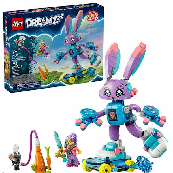 لگو 252 تکه سری دریمز مدل Izzy and Banchoro the Rabbit Gamer کد 71490