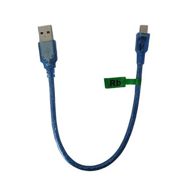 کابل USB به MiniUSB مدل 001 طول 0.3 متر کابل USB به MiniUSB مدل 001 طول 0.3 متر