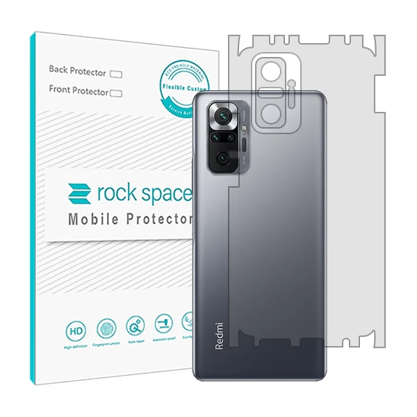 محافظ پشت گوشی شفاف راک اسپیس مدل HyGEL مناسب برای گوشی موبایل شیائومی Redmi Note 10 Pro Max