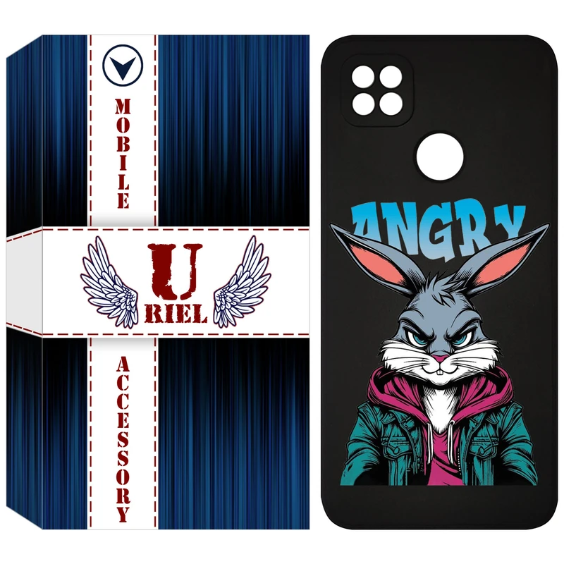 کاور یوریل قاب مدل KSH کد 51 طرح خرگوش مناسب برای گوشی موبایل شیائومی Redmi 9C / Redmi 10A