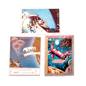 تمبر یادگاری مدل فضایی کد DS3013  مجموعه 3 عددی