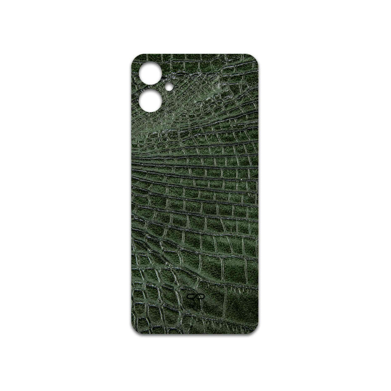 برچسب پوششی ماهوت مدل Green-Crocodile-Leather مناسب برای گوشی موبایل سامسونگ Galaxy A05