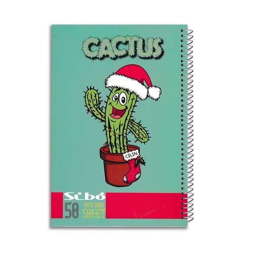 دفتر مشق 50 برگ سیبو طرح فانتزی