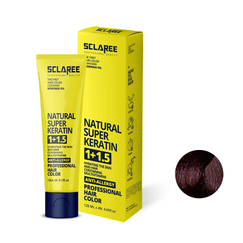 رنگ مو اسکلاره شماره 5.76 حجم 120 میلی لیتر رنگ قهوه‌ای شاه بلوطی روشن