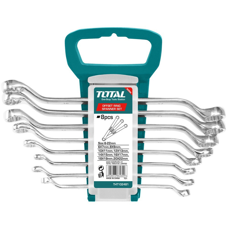 مجموعه ۸ عددی آچار رینگی توتال مدل 2481