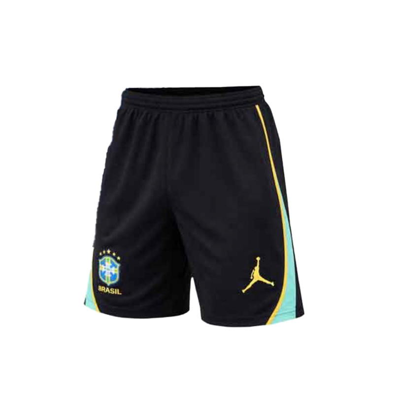 ست تی‌شرت آستین کوتاه و شلوارک ورزشی مردانه مدل برزیل Away WC 2026
