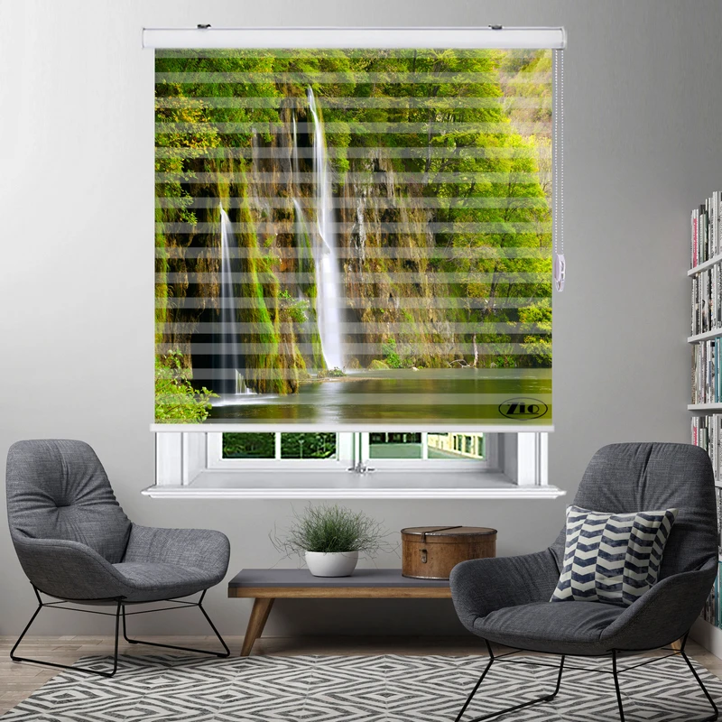  پرده زبرا زیو مدل L5031 سایز 100x280 سانتی متر