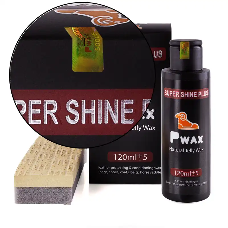واکس براق کننده کفش پی واکس مدل pwax 4 plus به همراه اسفنج