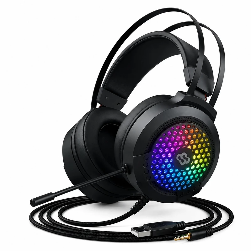 هدست مخصوص بازی مدل E21 RGB