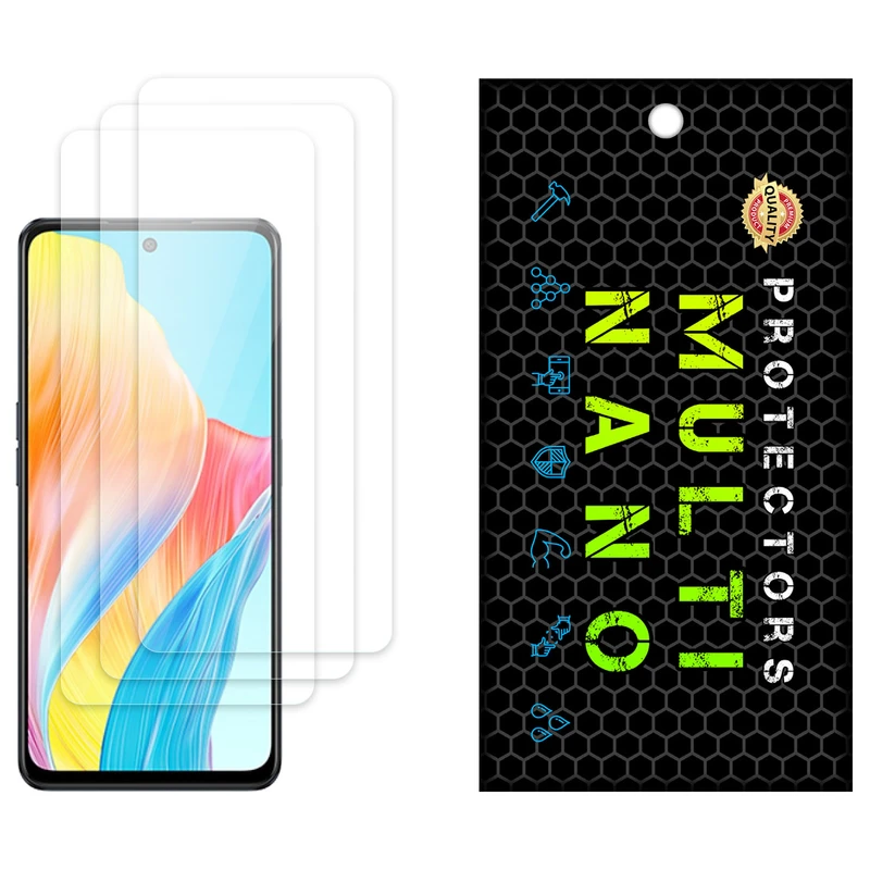 محافظ صفحه نمایش مولتی نانو مدل X-S3N مناسب برای گوشی موبایل اوپو A98 بسته سه عددی