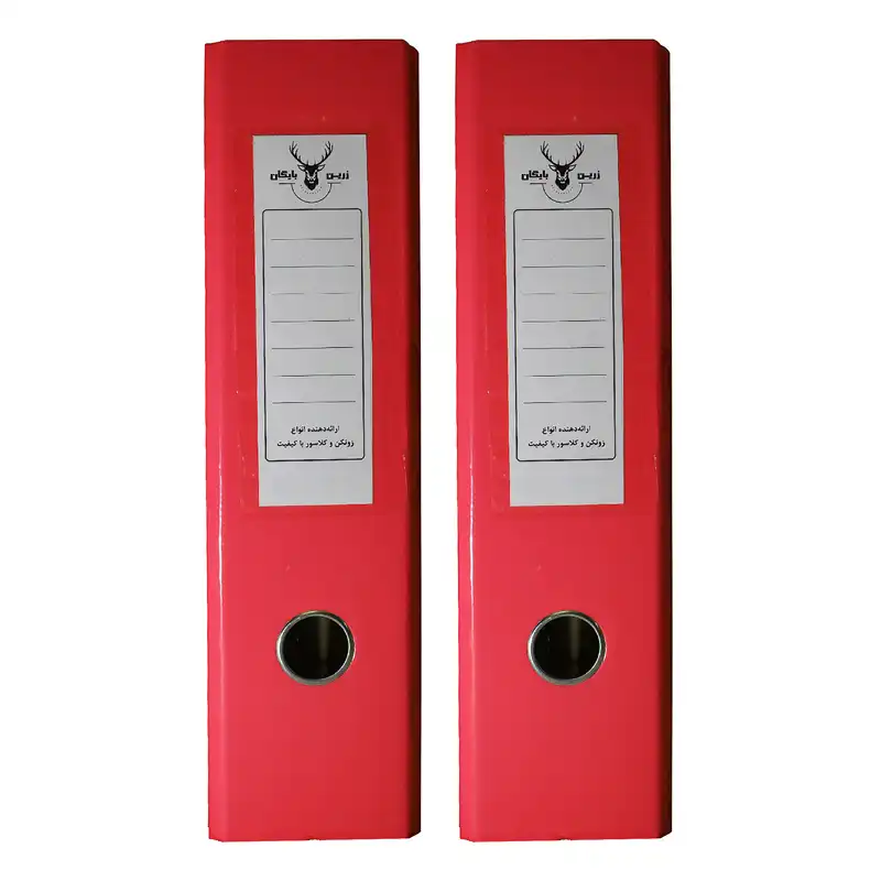 زونکن زرین بایگان مدل  A4 بسته 2 عددی