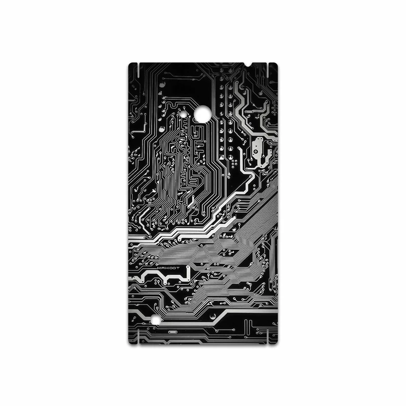 برچسب پوششی ماهوت مدل Black Printed Circuit Board مناسب برای گوشی موبایل نوکیا Lumia 720