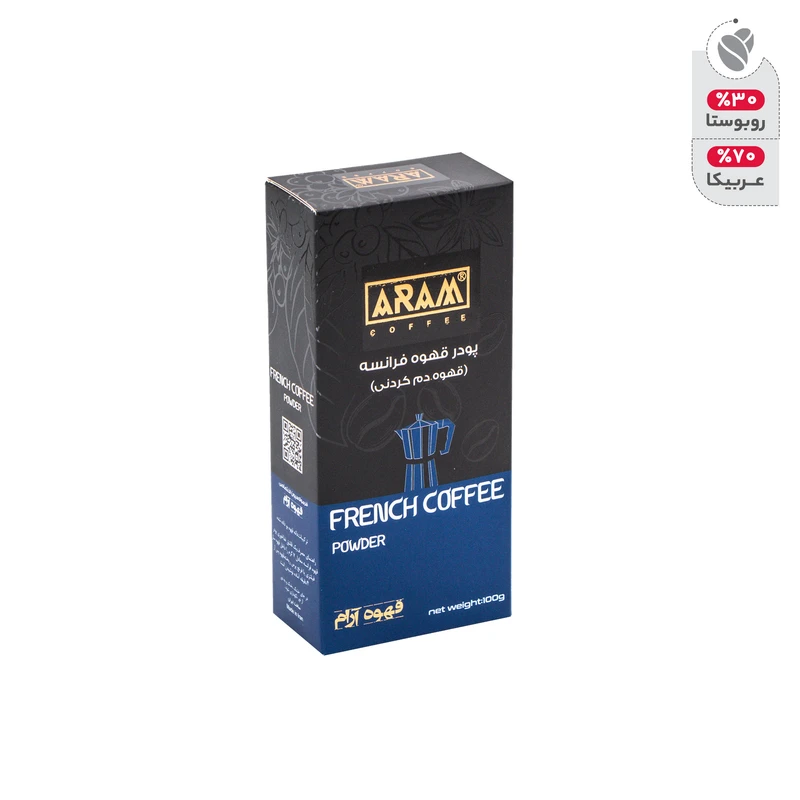 پودر قهوه فرانسه آرام - 100 گرم