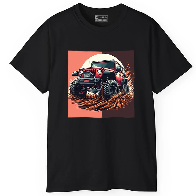 تی شرت آستین کوتاه مردانه پاد آفرین مدل آفرود کد PT298